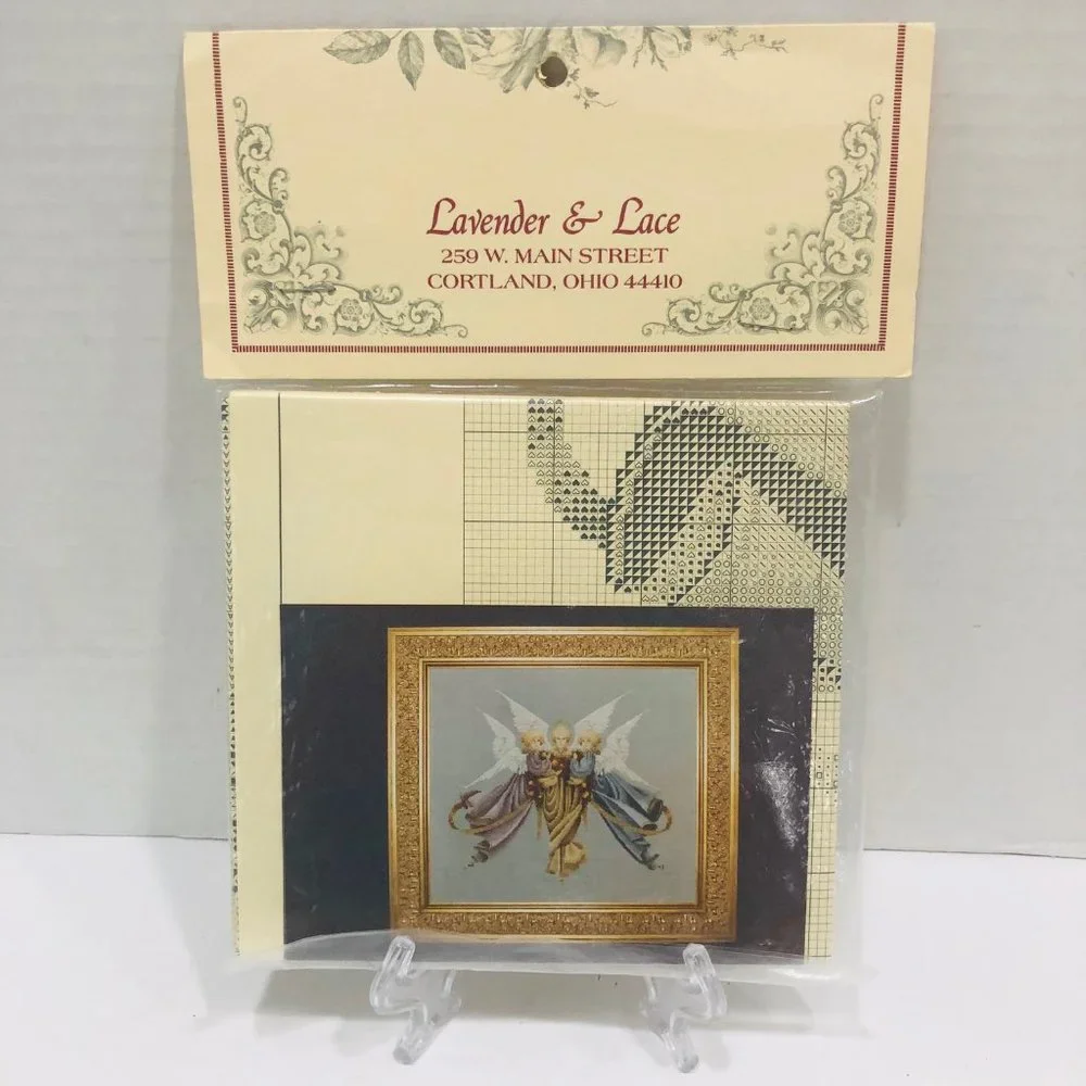 NEW Lavender & Lace XStitch Pattern #17 HEAVENLY GIFTS Marilyn‎ Leavitt Imblum